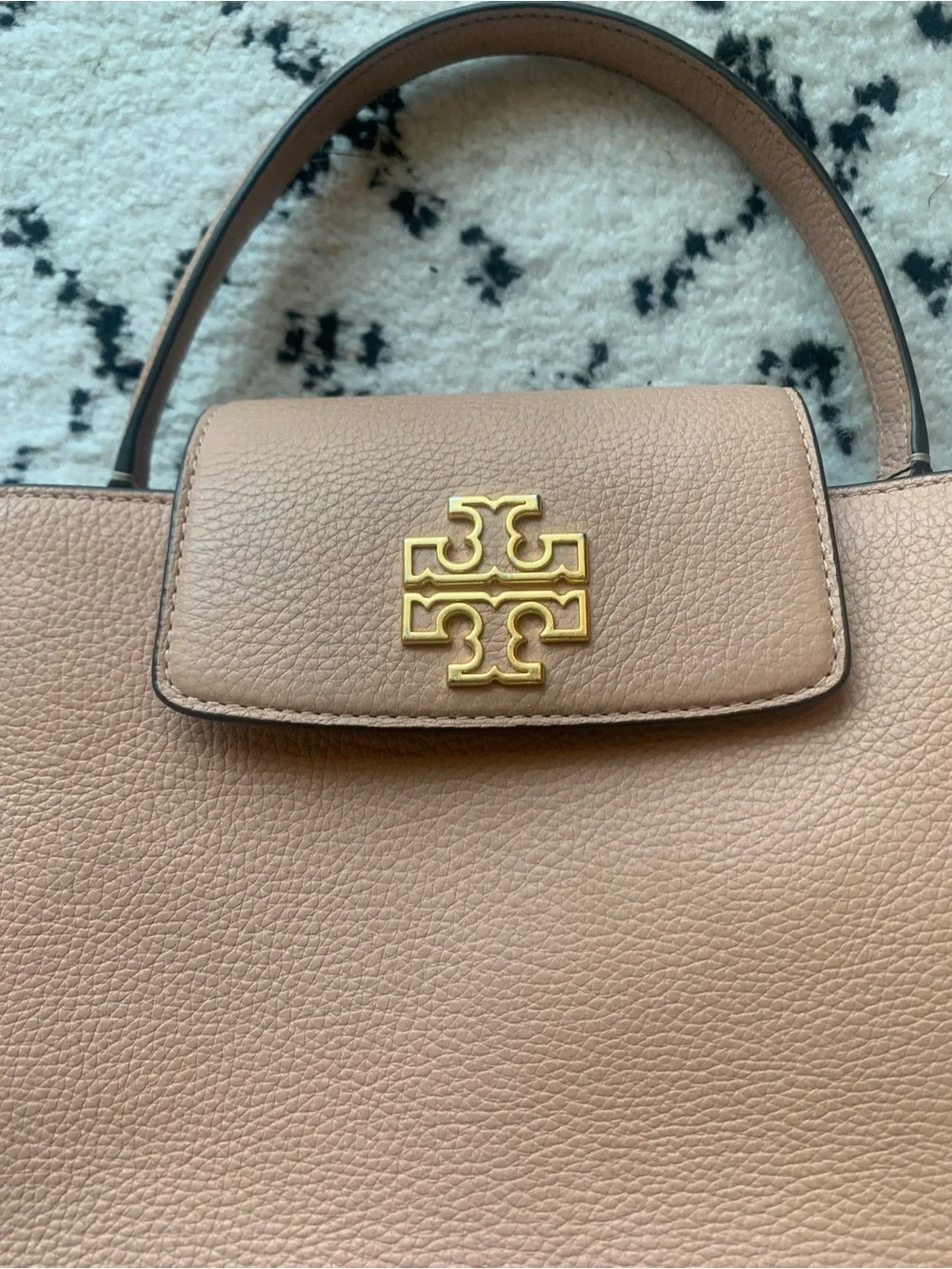 Tory Burch Britten Blush Satchel - Picture 2 of 7